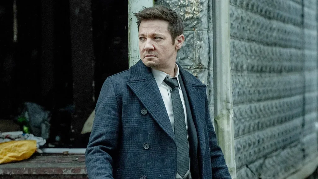 Jeremy Renner plays Mike McLusky in Mayor of Kingstown
