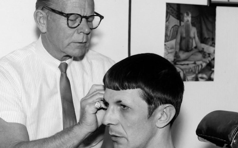 Leonard Nimoy: I Wanted Star Trek To Abandon Spock's Most Striking Feature Because "They really looked grotesque" 12 Leonard Nimoy gets his ear prosthetics