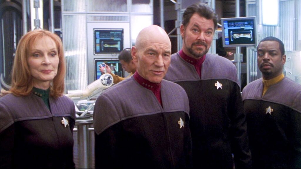 "We did a lot of talking in the last film... which is not in this film": Nemesis Gave Patrick Stewart What a $117M Star Trek Movie Directed by Jonathan Frakes Couldn't 11 The TNG cast