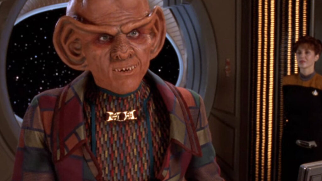 Star Trek's Most Legendary Ferengi Actor Thanked Deep Space Nine Writers for Doing More For the Species Than TNG and Voyager Combined 2 Armin Shimerman in the costume of Quark in a still from the Star Trek franchise.
