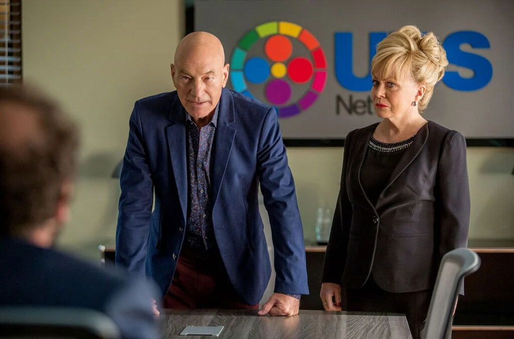 Rewatching Star Trek: TNG Reminds Me Patrick Stewart Also Starred In A 2-season Comedy That Went Where No Man Has Gone Before 1 Patrick Stewart played the role of Walter Blunt in Star Trek: TNG.