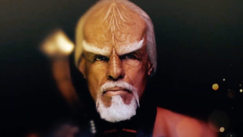 Michael Dorn: I’ll Have to Rework the “Whole Pilot” I Pitched for a Worf Spinoff Because of Star Trek: Picard 6 Worf stares at the camera calmly