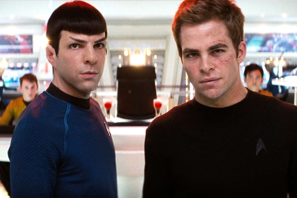 Brent Spiner on the Star Trek Reboot: "A lot of people are kind of divided" But I Hope "It'll go forever" 1 Spock and James Kirk look intently in the bridge