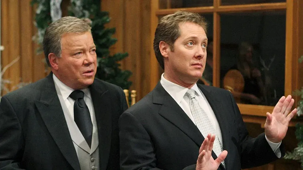 "I found her in our pool": Star Trek Legend William Shatner Was S*icidal After 3rd Wife Nerine Kidd’s Death 18 William Shatner and James Spader share a moment