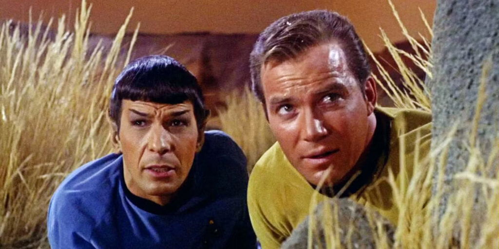 "I found her in our pool": Star Trek Legend William Shatner Was S*icidal After 3rd Wife Nerine Kidd’s Death 19 Spock and Kirk hide to recon on an enemy