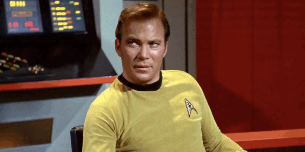 Highest-Rated Star Trek Movie Did Not Even Have William Shatner in It 8 William Shatner sits on the bridge