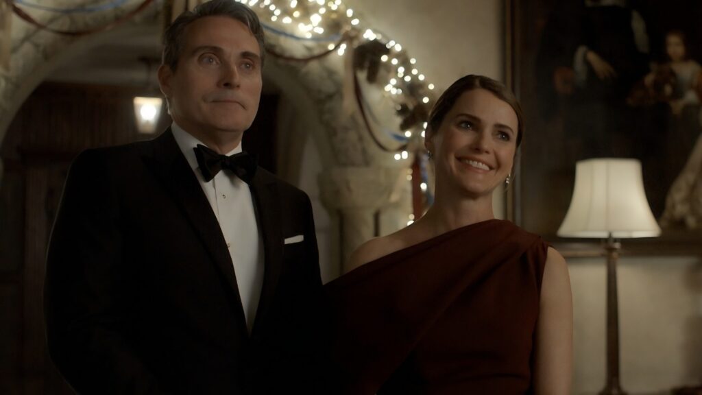The Diplomat Season 3 Review — Keri Russell is Magnetic in a Series that is Pure, Pulpy, Plot-driven Addiction 28 A couple enjoys a night out