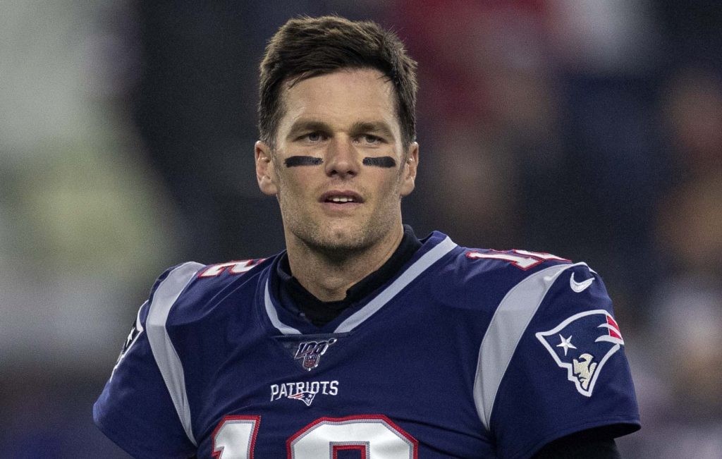Tom Brady for the New England Patriots