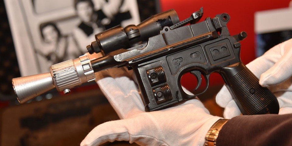 Prop gun used by Han Solo