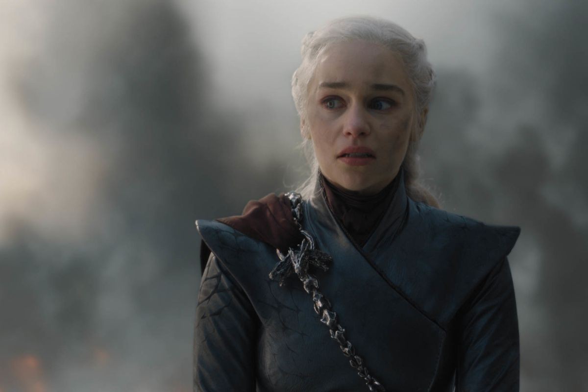Emilie Clarke as Daenerys Targaryen in Game of Thrones (2011-2019).