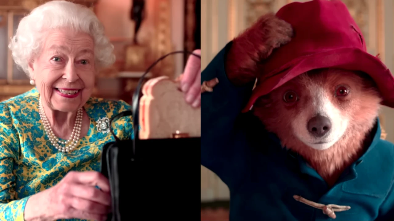 The video with Paddington and the late Queen