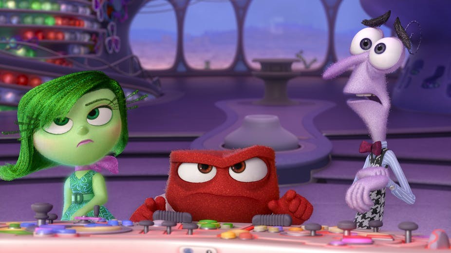 Disgust, Anger, and Fear in Inside Out (2015)