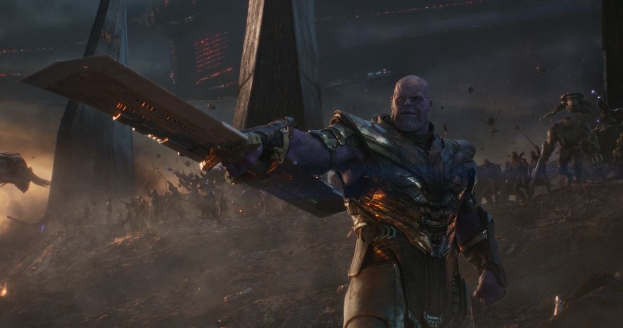 Thanos played by Josh Brolin