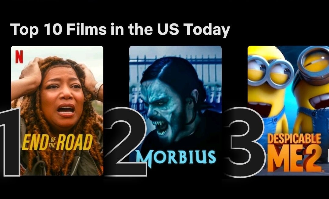 Morbius popular on Netflix Jared Leto