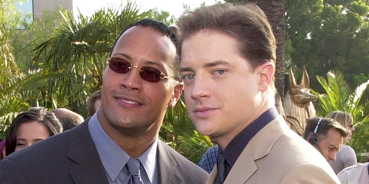 The Rock and Brendan Fraser The Mummy