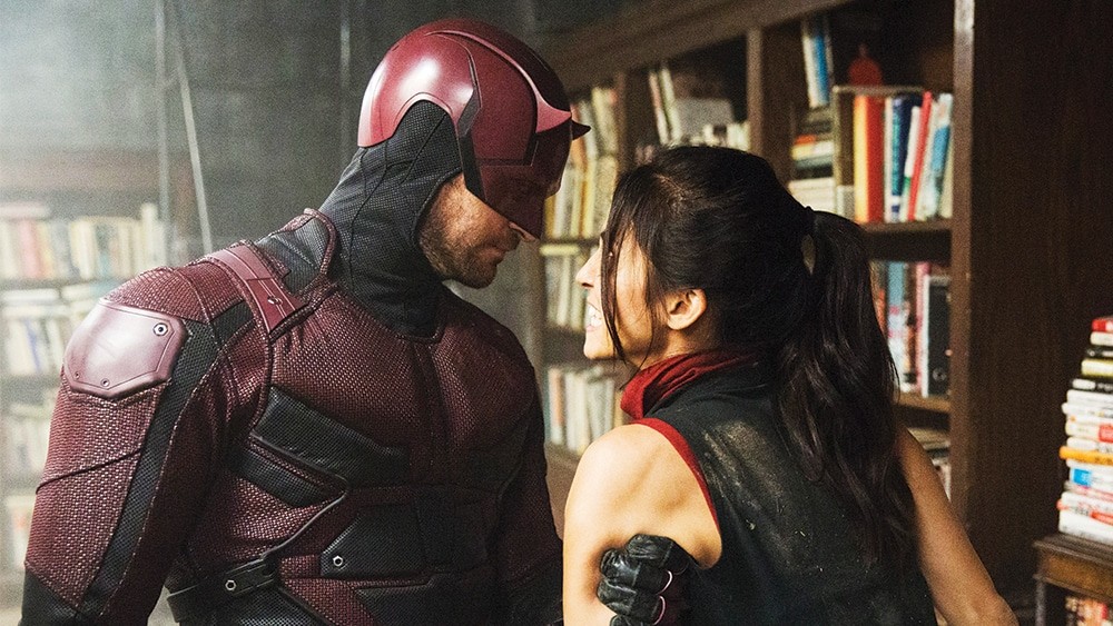 Charlie Cox had a black and red suit for Daredevil (2015-2018).