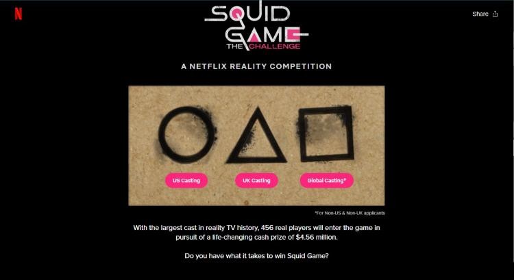 Netflix launches Squid Game: The Challenge