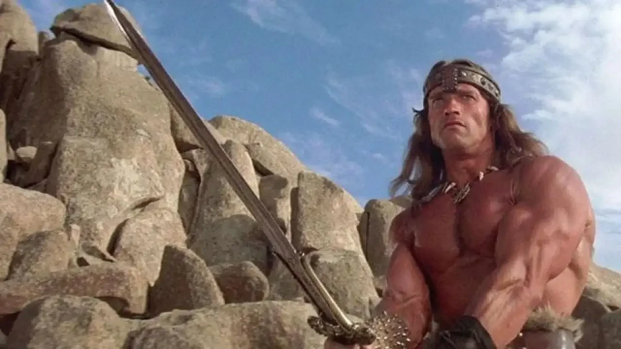Arnold Schwarzenegger in Conan The Barbarian