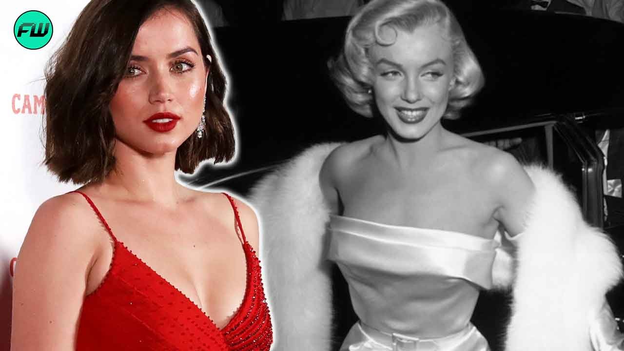 Ana De Armas and Marilyn Monroe
