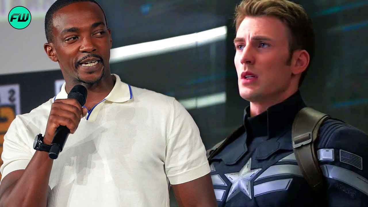 Anthony Mackie and Captain America