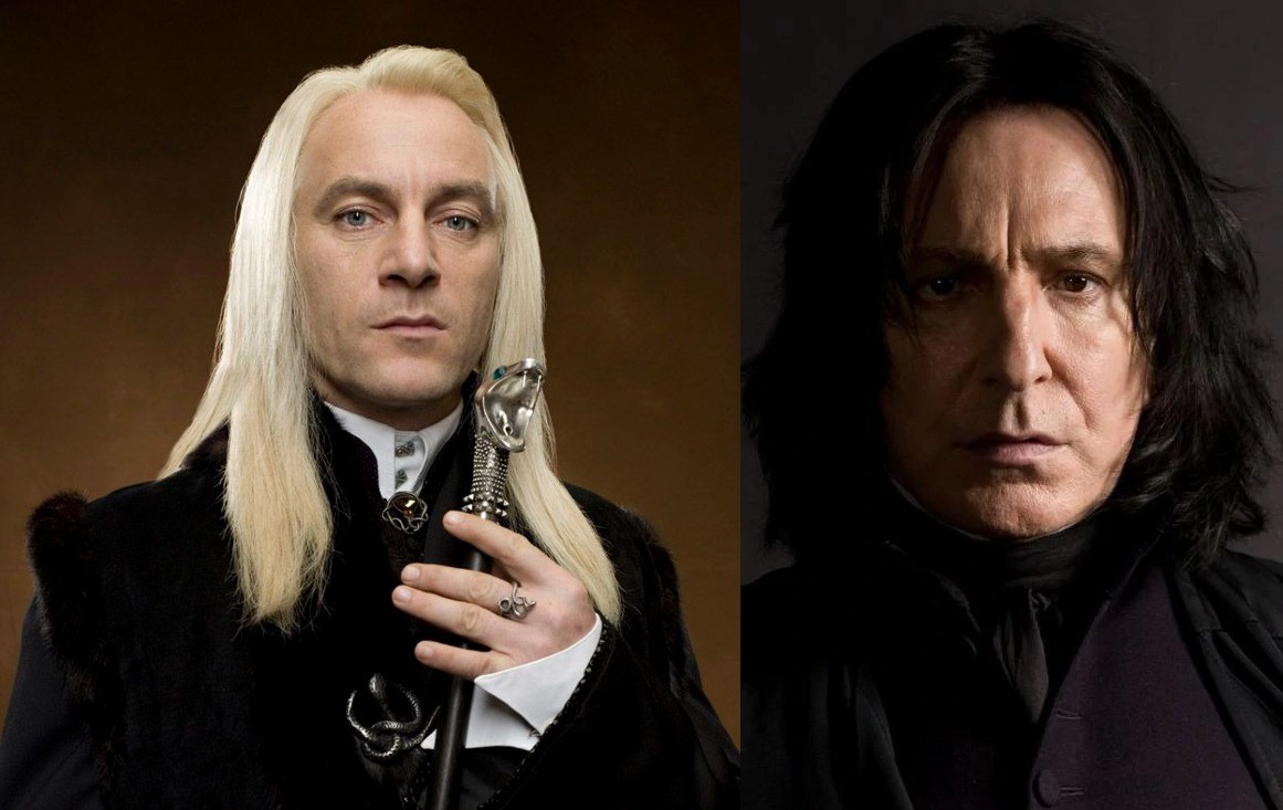 Lucius Malfoy and Severus Snape