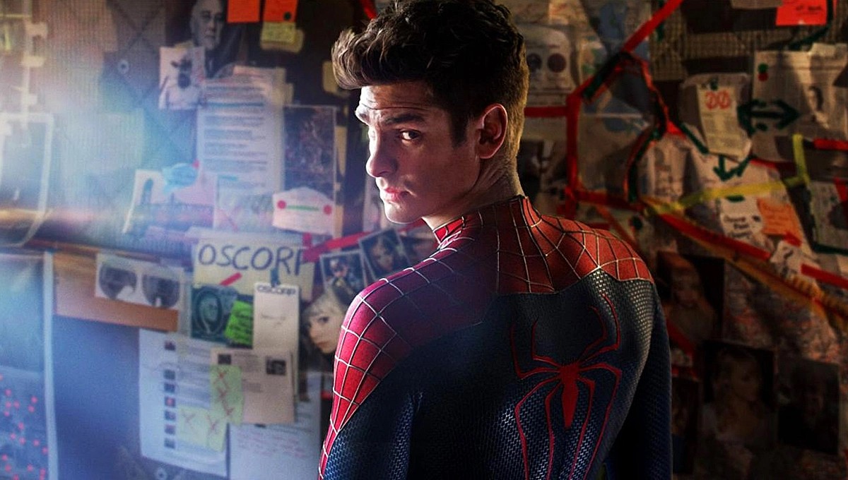 Andrew Garfield as the Amazing Spider-Man