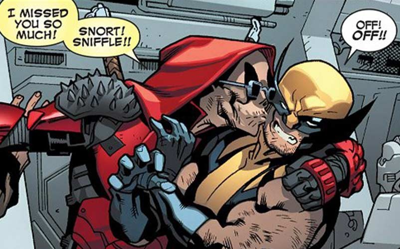 Deadpool and Wolverine's bromance in the comics