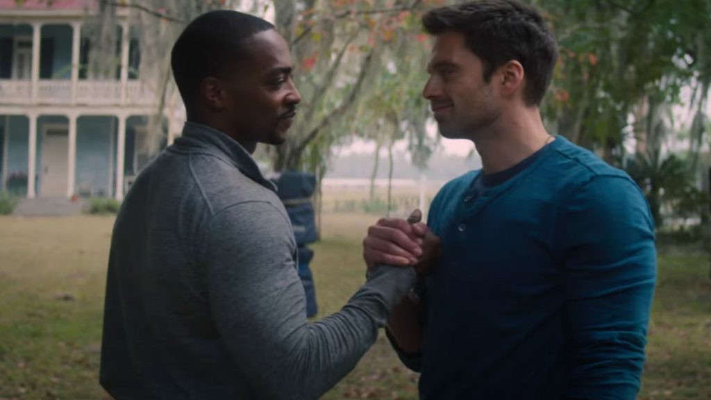 Anthony Mackie's Sam Wilson and Bucky Barnes