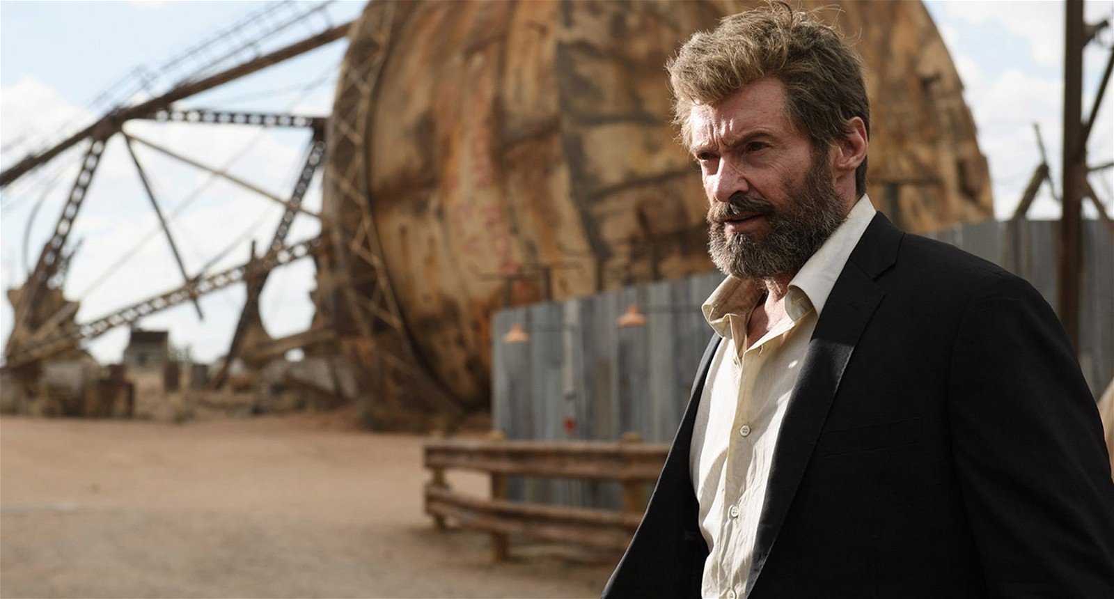 Hugh Jackman as Wolverine in Logan (2017).
