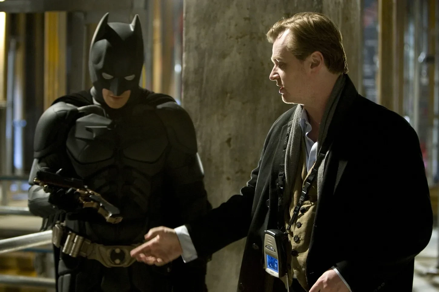 Christopher Nolan on the dark knight trilogy set
