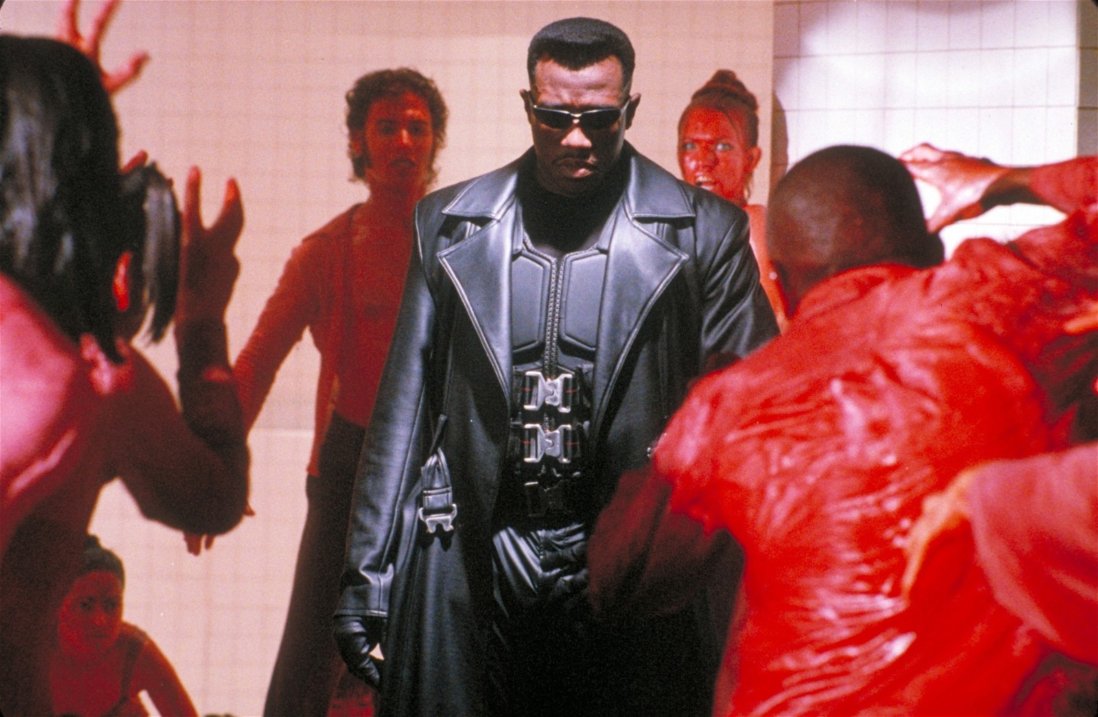Wesley Snipes as Blade in the original Blade (1998).