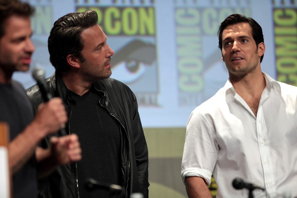 Henry Cavill along with Ben Affleck at a Comic-Con.
