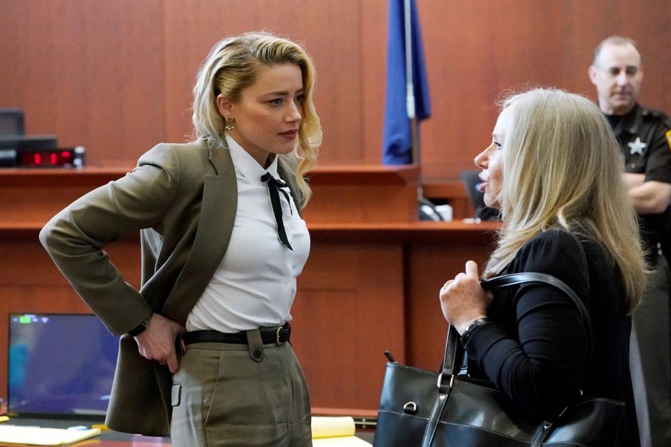 Amber Heard during the trial.
