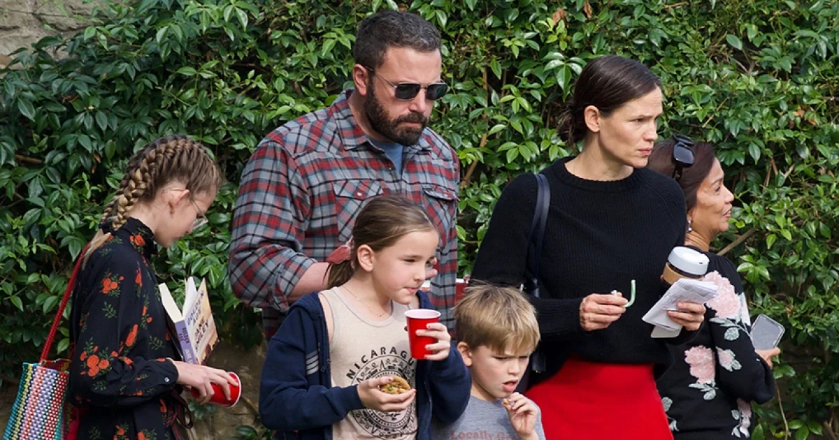 Ben Affleck and his family