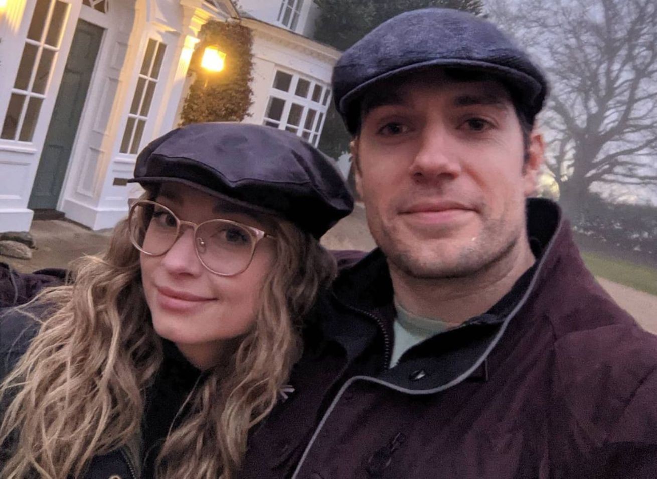 Henry Cavill and Natalie Viscuso in one of their Instagram posts.