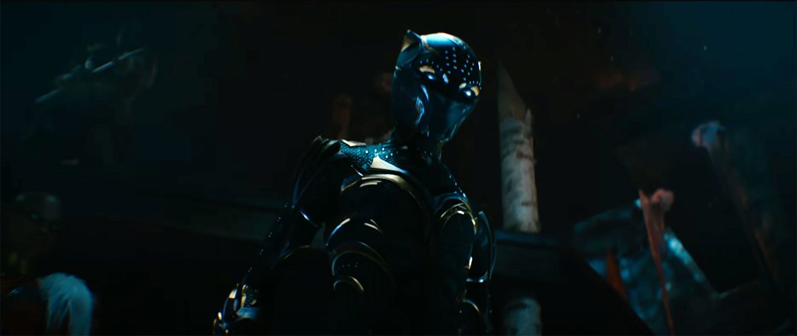 The final Black Panther suit makes a grand reveal topped off in the official trailer