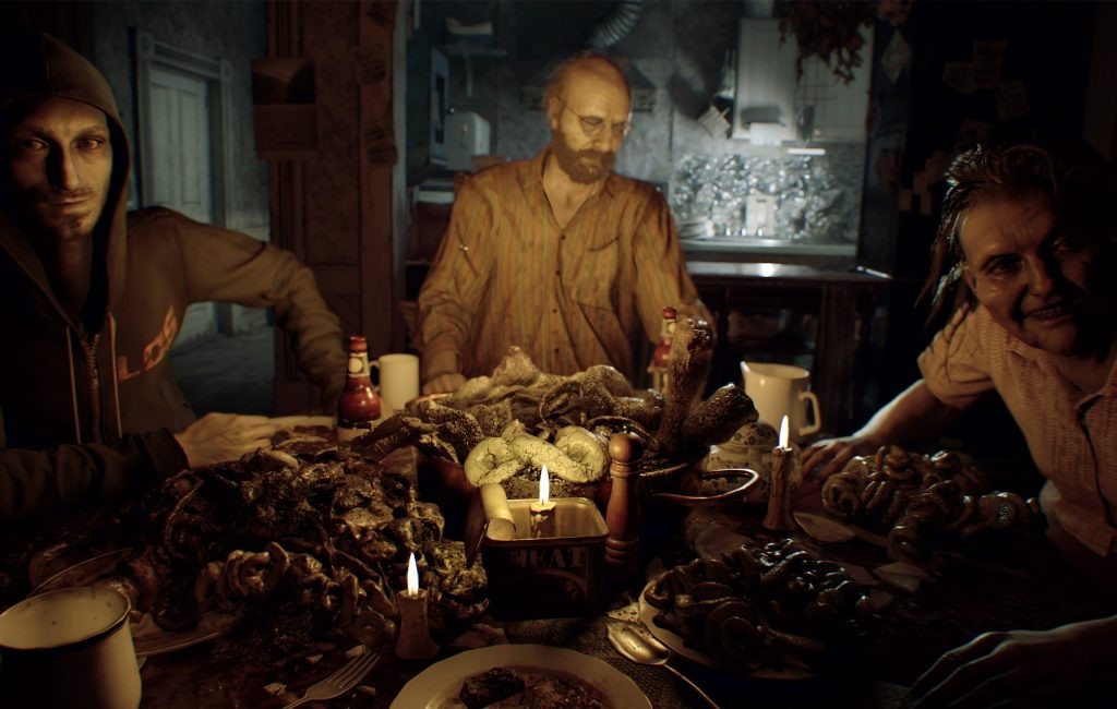 Resident Evil 7 Biohazard was the first game in the Resident Evil series with a first-person perspective.