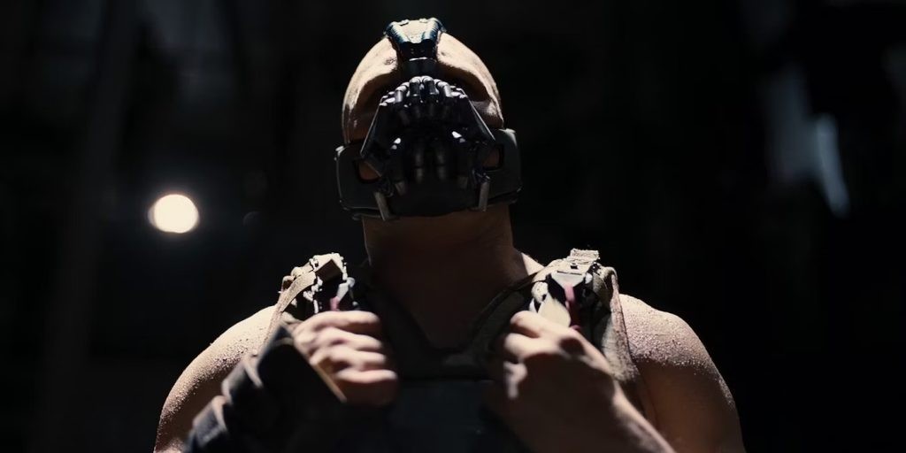 Tom Hardy's Bane in The Dark Knight Rises