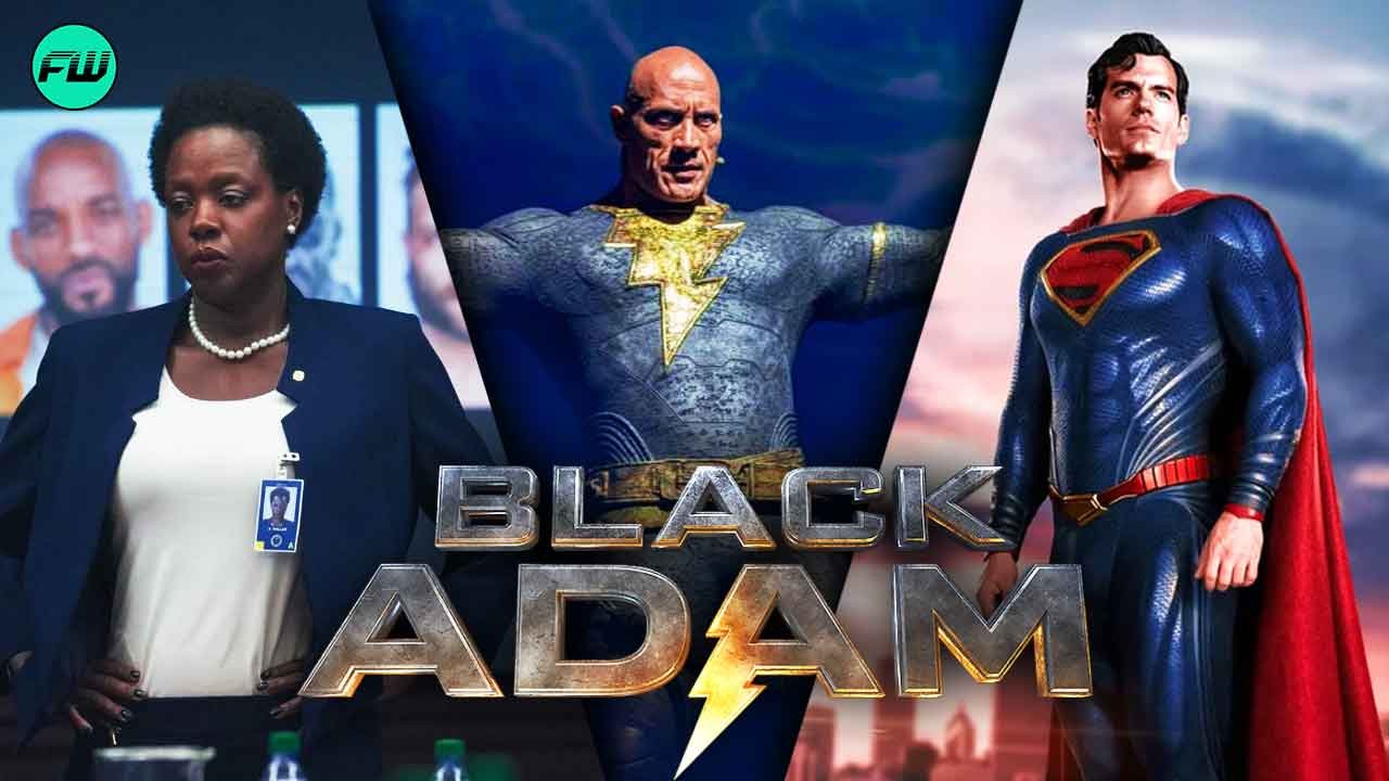 Black Adam Superman and Amanda Waller