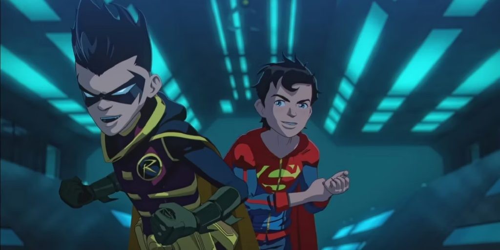 Robin and Superboy in Batman and Superman - Battle of the Super Sons