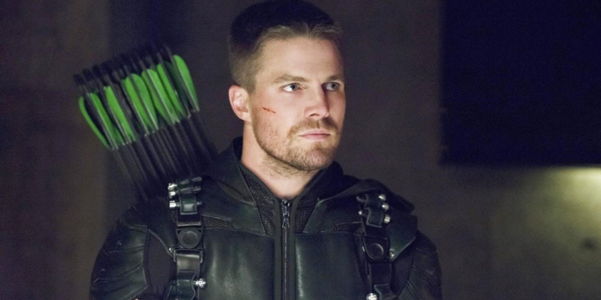 Stephen Amell as Oliver Queen, aka Green Arrow