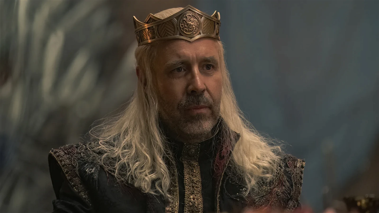 Paddy Considine as King Viserys in House of the Dragon.