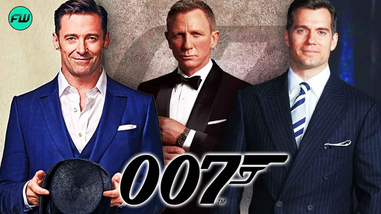 Hugh Jackman James Bond and Henry Cavill
