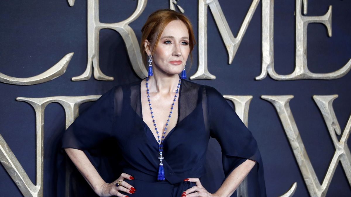 J.K. Rowling at the premiere of Fanstastic Beasts and the Crimes of Grindelwald