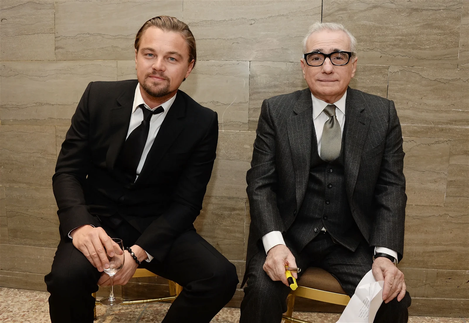 Martin Scorsese and Leonardo DiCaprio.