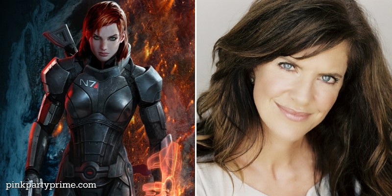 Commander Shepherd of Mass Effect voiced by Jennifer Hale