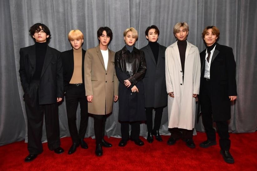 BTS at the Grammy Red Carpet