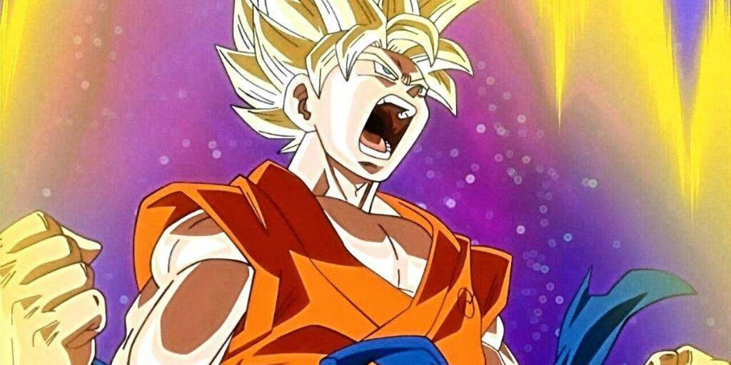 Goku Super Saiyan in Dragon Ball by Akira Toriyama
