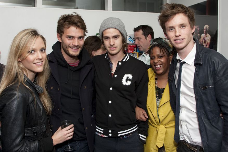 Jamie Dornan, Andrew Garfield, and Eddie Redmayne from their early days at Hollywood