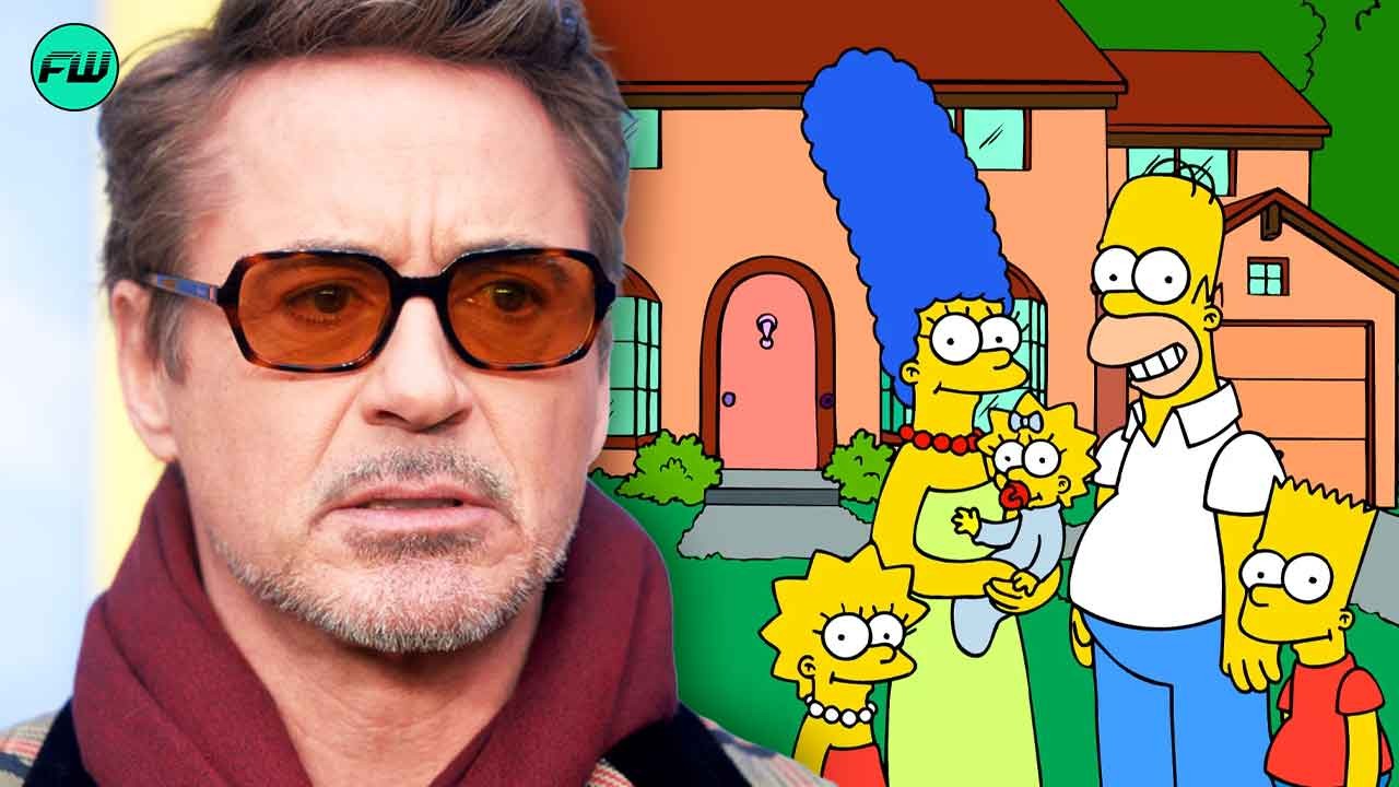 RDJ and the Simpsons